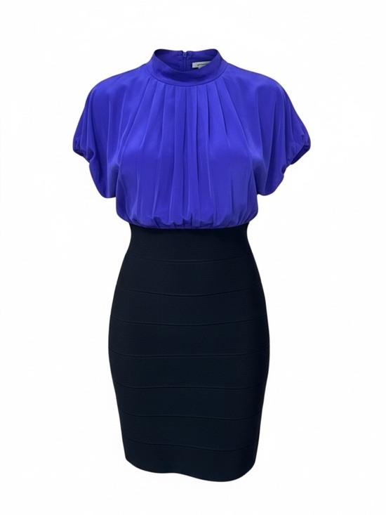 BCBG MaxAzria Purple & Black Bodycon Dress – Size Small - Picture 6 of 6